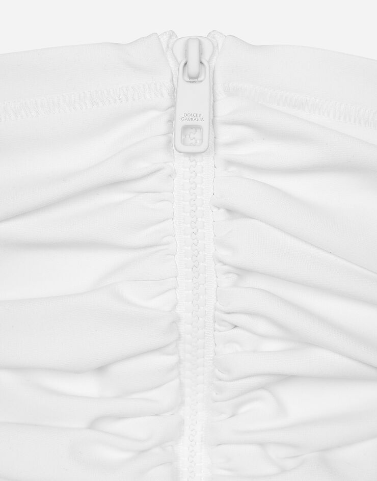 Dolce & Gabbana Gerafftes Taillenband Weiss GR210EFURIX