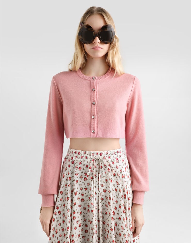 Dolce & Gabbana Cashmere cardigan Pink FXVDLZJBW0B