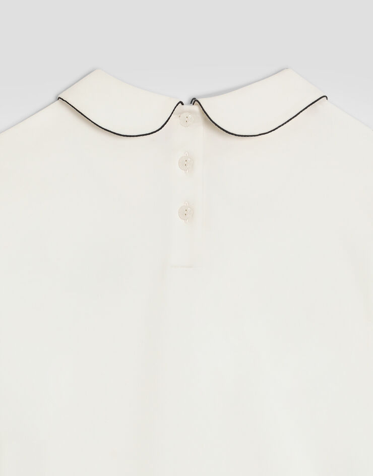 Dolce & Gabbana Interlock t-shirt with logo Dolce & Gabbana Interlock t-shirt with logo White L5JTRAG7P7B