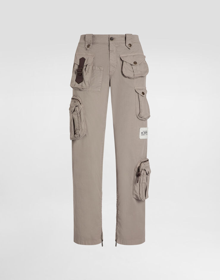 Dolce & Gabbana Cotton trousers Green GV0QETG8MQ3