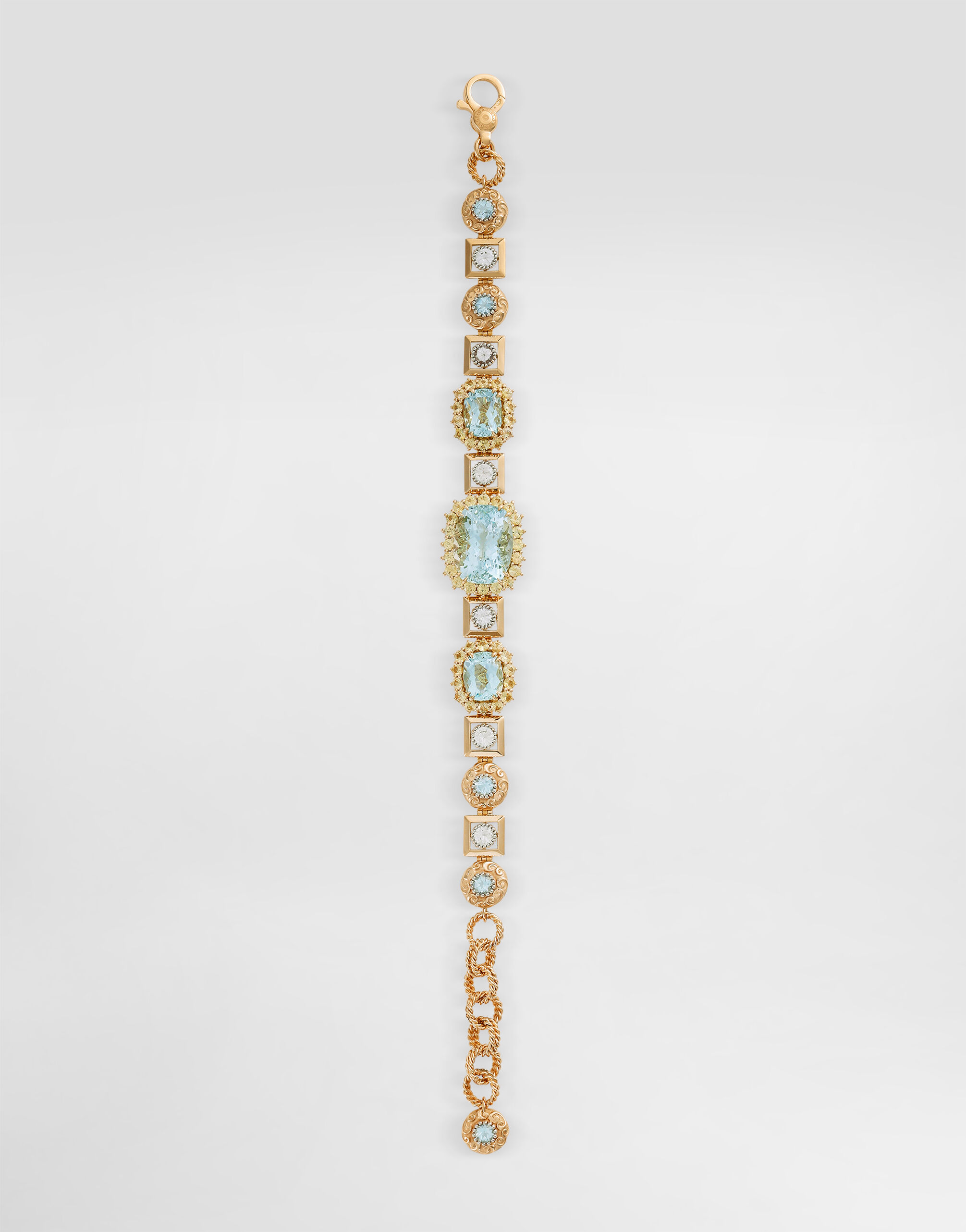 ゴールドブレスレット：ストーン＆ダイヤモンド | DG®