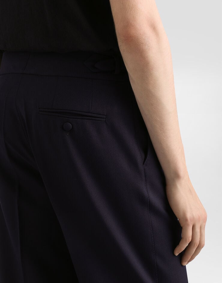Dolce & Gabbana Virgin wool trousers Blue GP110TFU2YW