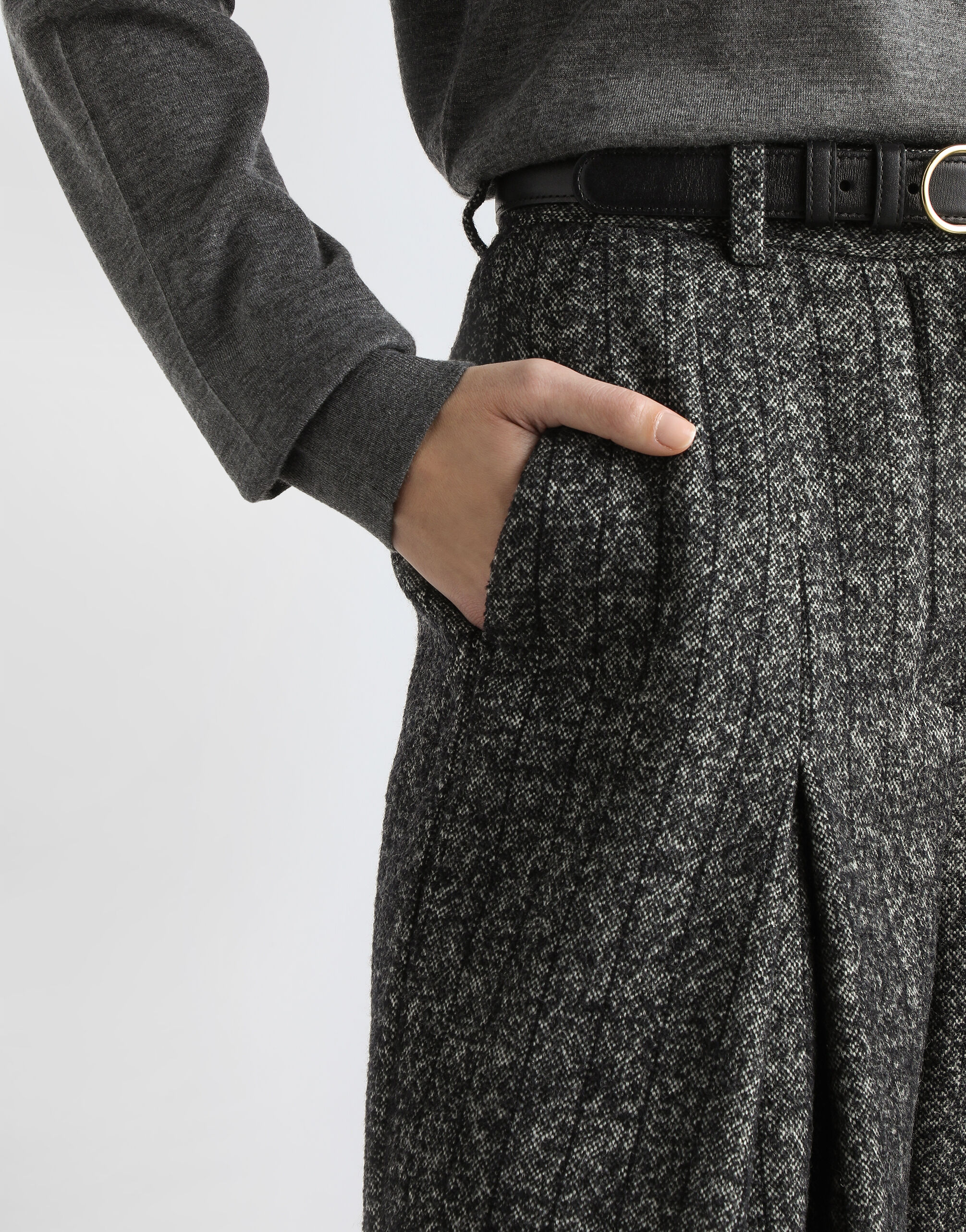 Multicolorのウィメンズ ストライプ ウール パンツ | Dolce&Gabbana®