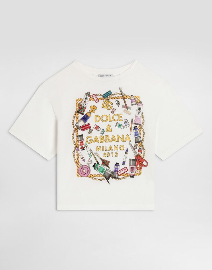 Dolce & Gabbana Cotton t-shirt  L5JTNLG7P6Z