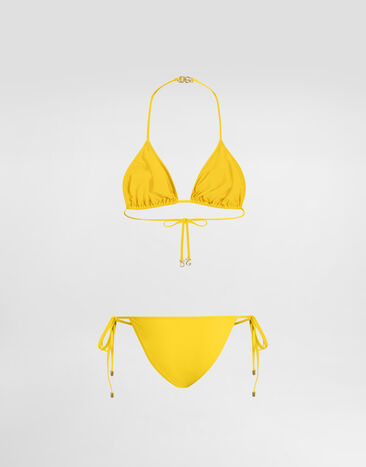 Dolce & Gabbana بيكيني مثلثي Yellow O8A24JONO12