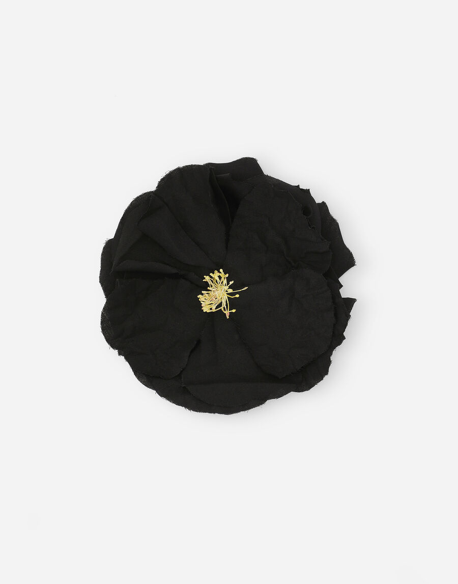 Floral cotton brooch