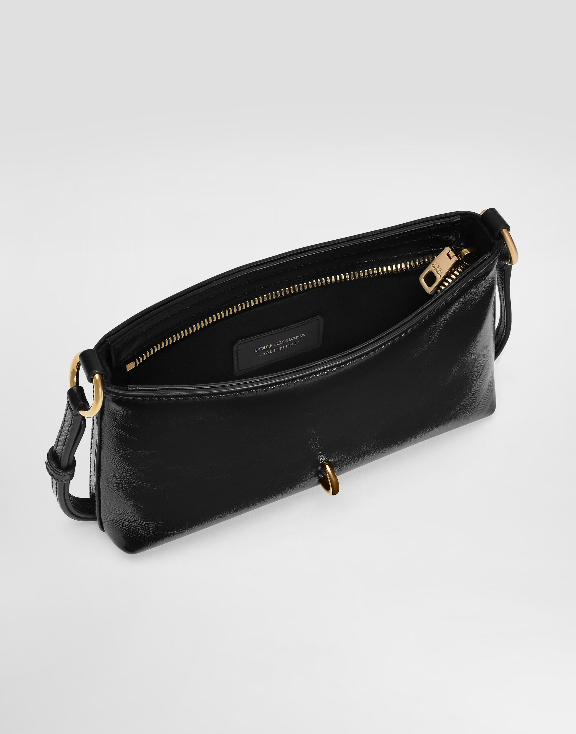 Lock shoulder bag in calfskin in Black for Women | Dolce&Gabbana® US