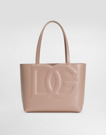 Dolce & Gabbana Small calfskin DG Logo shopper Pale Pink BB7337AW576