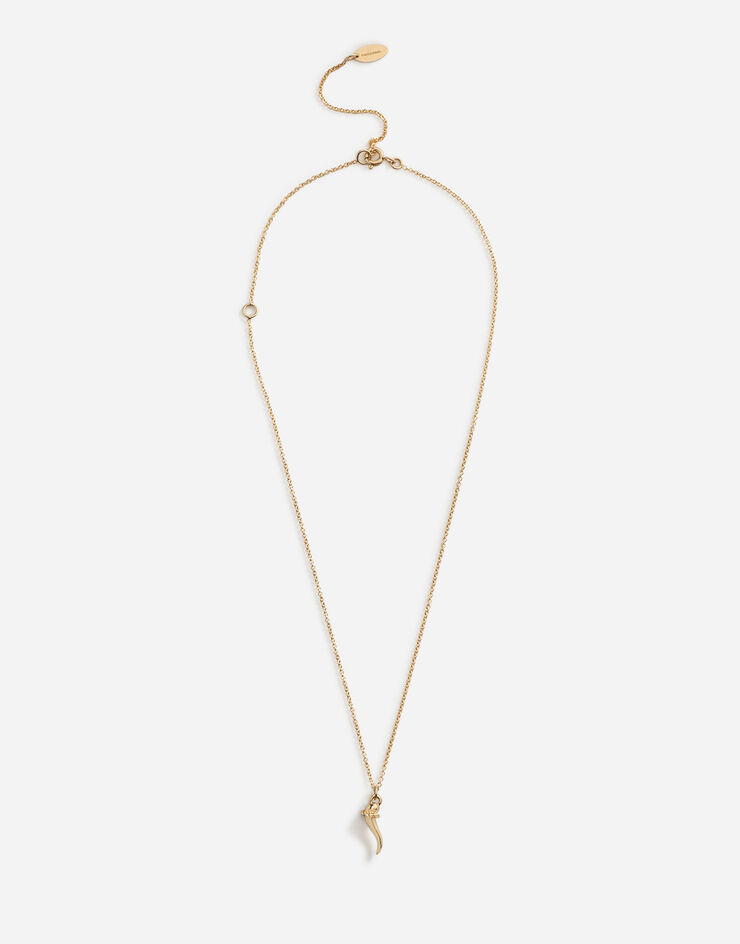 Dolce & Gabbana Necklace with good luck charm Gold WAEJ3GW0001