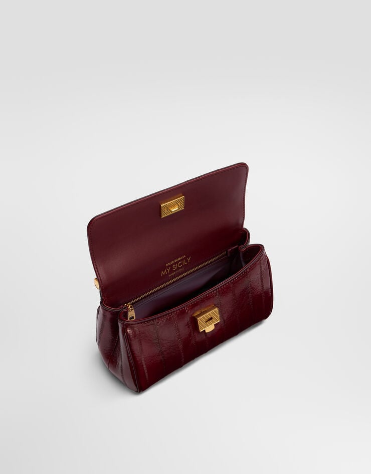 Dolce & Gabbana 핸드백 Mini My Sicily 장어가죽 소재 레드 BB7864B8291