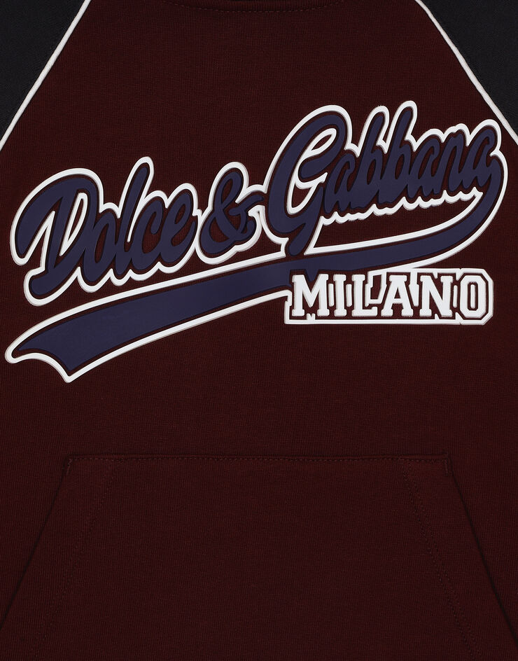Dolce & Gabbana FELPA CON CAPPUCCIO Multicolor L4JWJWG7NMZ