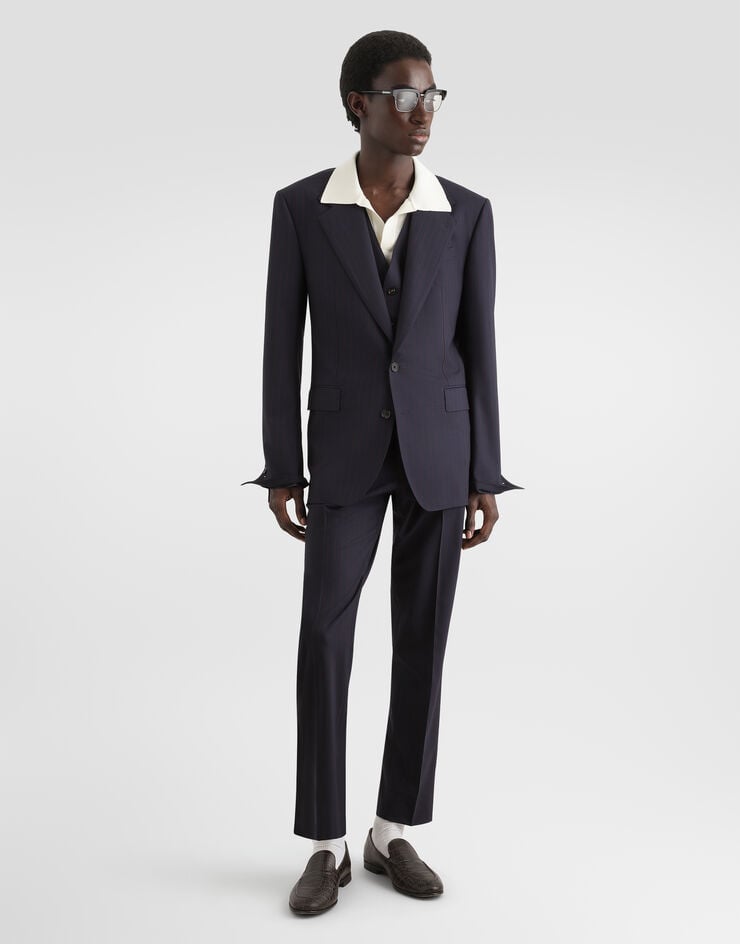 Dolce & Gabbana Single-breasted sicilia light pinstripe wool suit Dolce & Gabbana Single-breasted sicilia light pinstripe wool suit Multicolor GK06ATFRBDR
