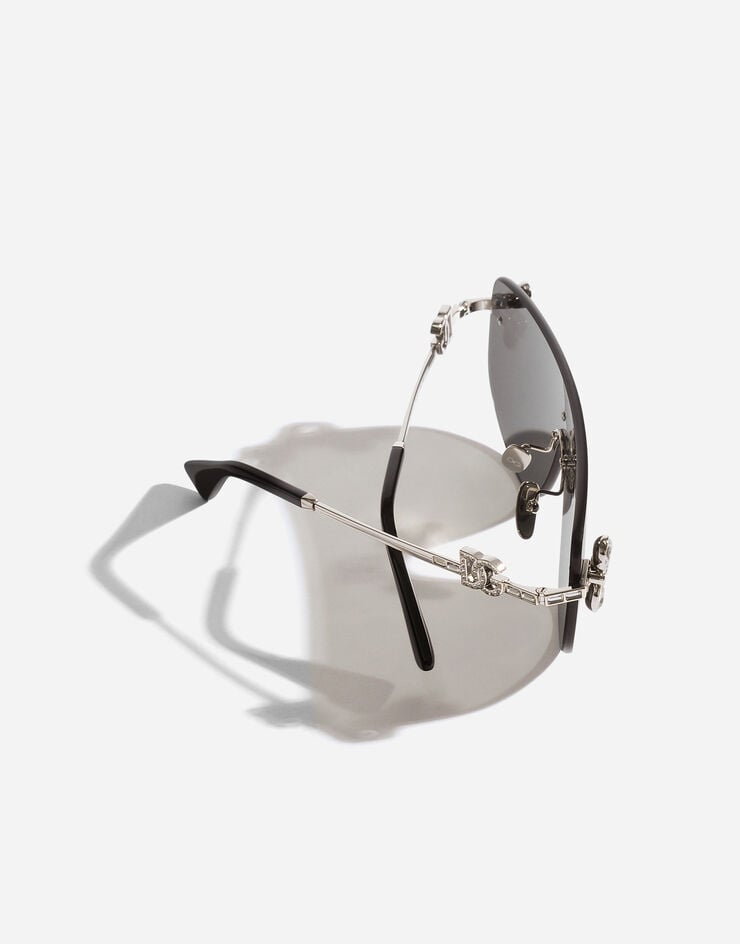Dolce & Gabbana DG Crystals Sunglasses Silver VG2333VM587