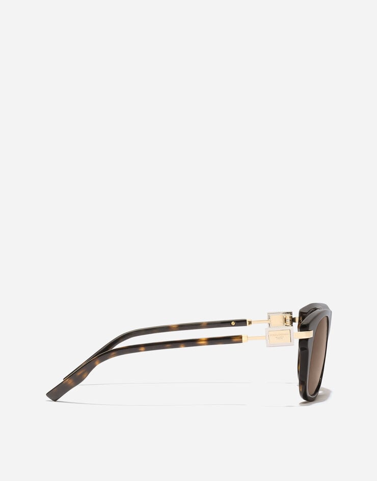 Dolce & Gabbana Metal Plaque Sunglasses Dolce & Gabbana Metal Plaque Sunglasses Havana VG4546VP273