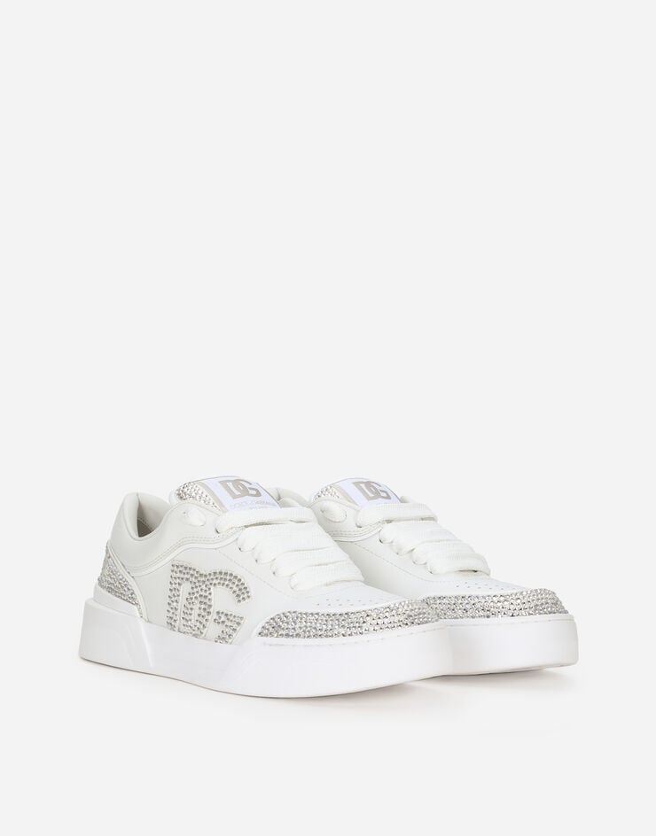 Calfskin New Roma sneakers in White for | Dolce&Gabbana® US