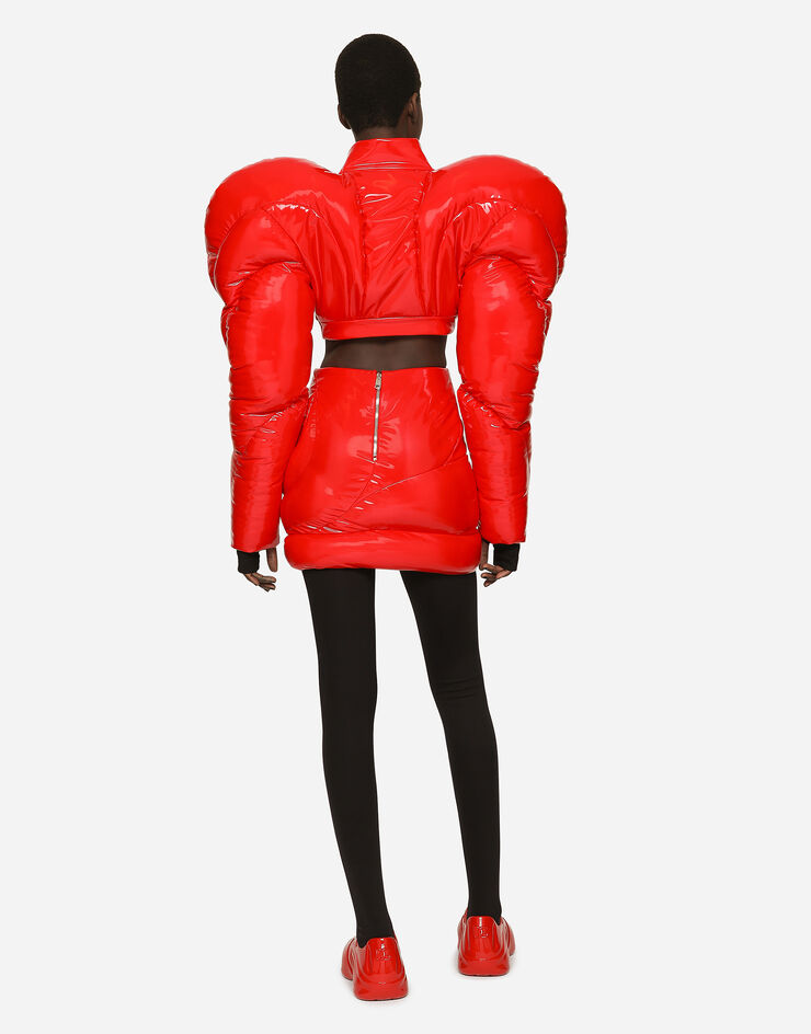 Dolce & Gabbana Leggings in jersey tecnico con elastico logato Nero FTCOGTFUUBD