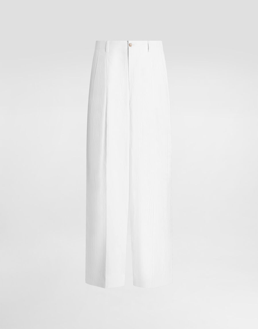 Linen canvas trousers
