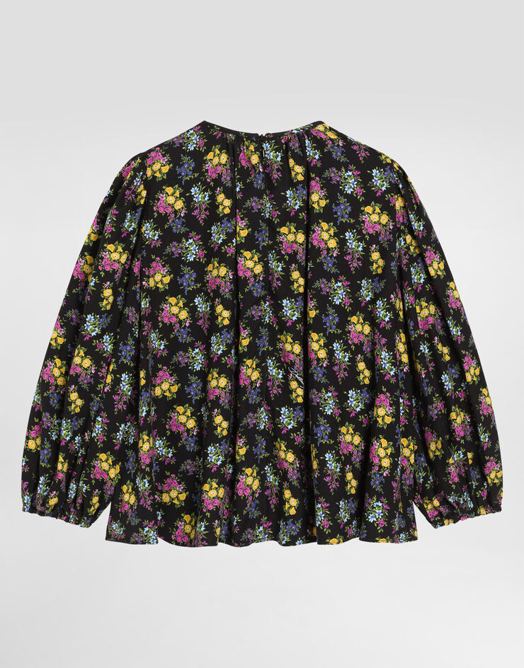 Dolce & Gabbana Small flowers-print voile shirt Multicolor L56S59FS8DN