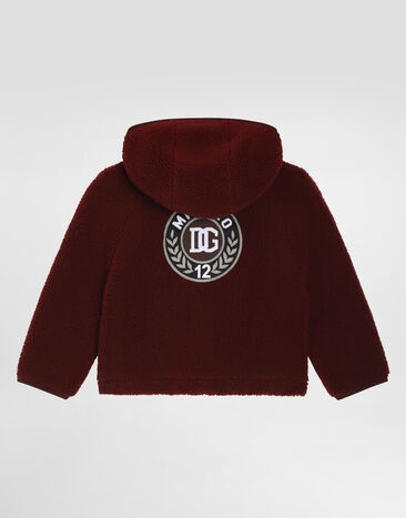 Dolce & Gabbana Blouson effet fourrure bouclée Bordeaux L4JB7ZFUP7V