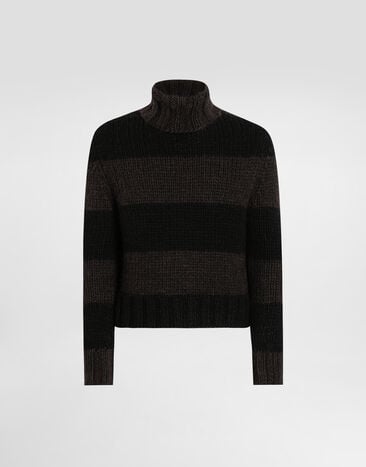 Dolce & Gabbana Wool blend turtleneck Multicolor GXW68TJGMBP