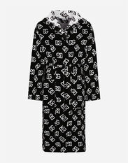 Dolce & Gabbana Bath Robe in Cotton Terry Jacquard Multicolor TCF009TCAGM