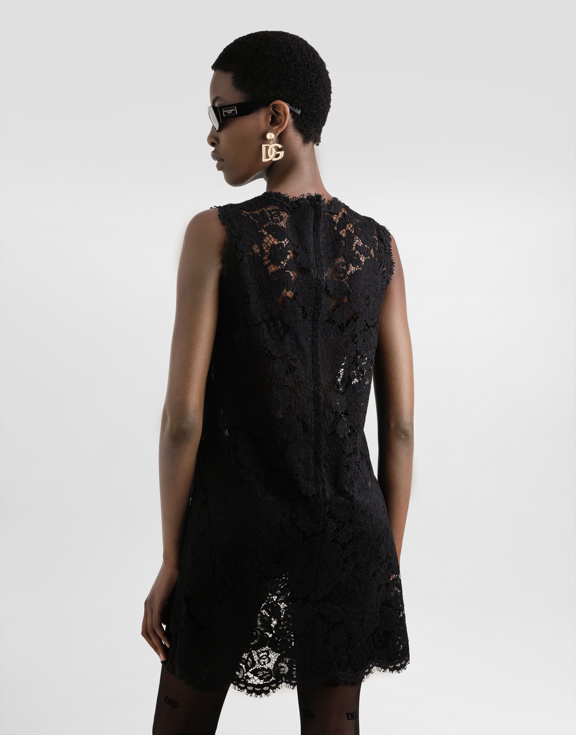 DOLCE&GABBANA レース ブラックドレス Dolce & Gabbana レース ドレス | ブラック | FARFETCH JP