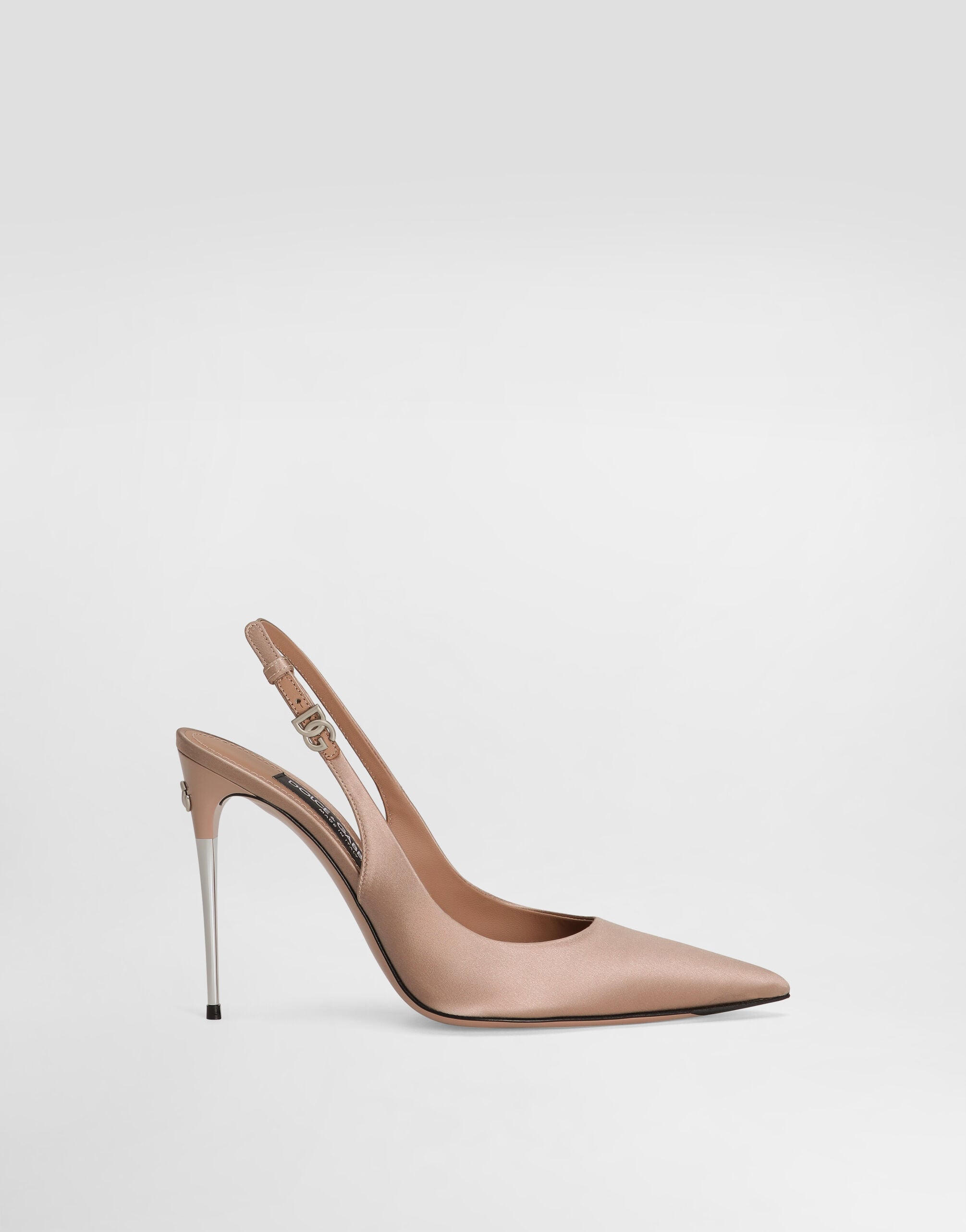 rスタイル　DOLCE&GABBANA パンプス Satin slingbacks in Beige for Women | Dolce&Gabbana® US