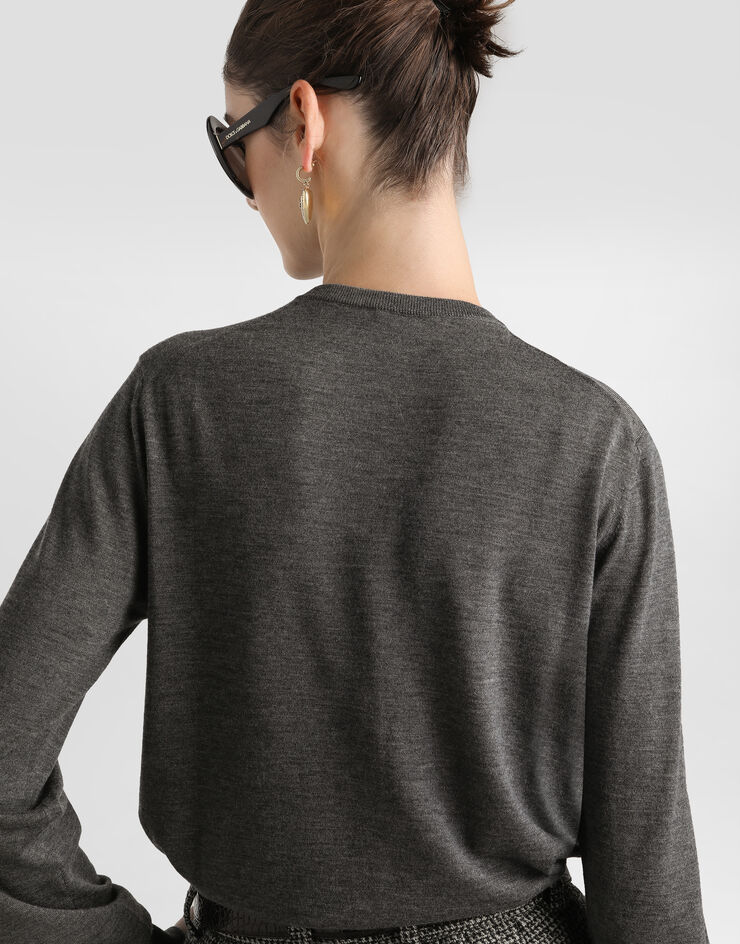 Dolce & Gabbana Cashmere cardigan Grey FXV09ZJBW0P
