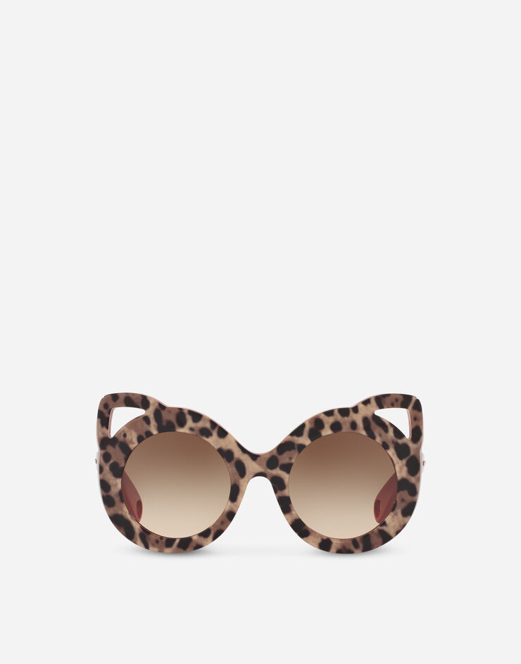 Dolce & Gabbana Sonnenbrille Zambia Leopard-Print VG4289VP013