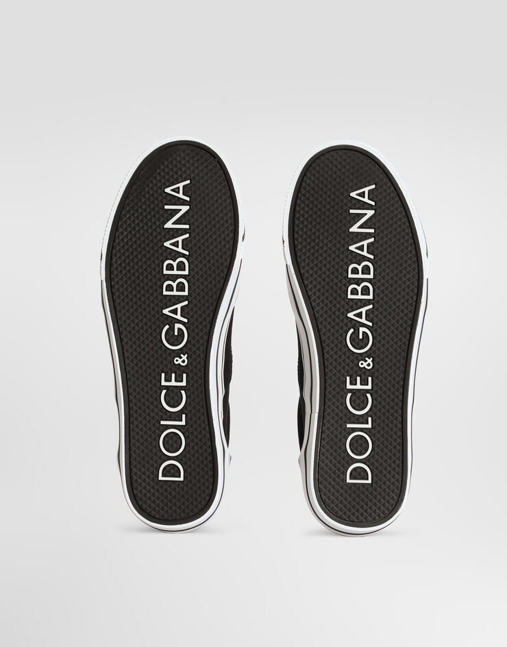 Dolce & Gabbana Sneaker DG Sailing en lona Black CK2399A0458