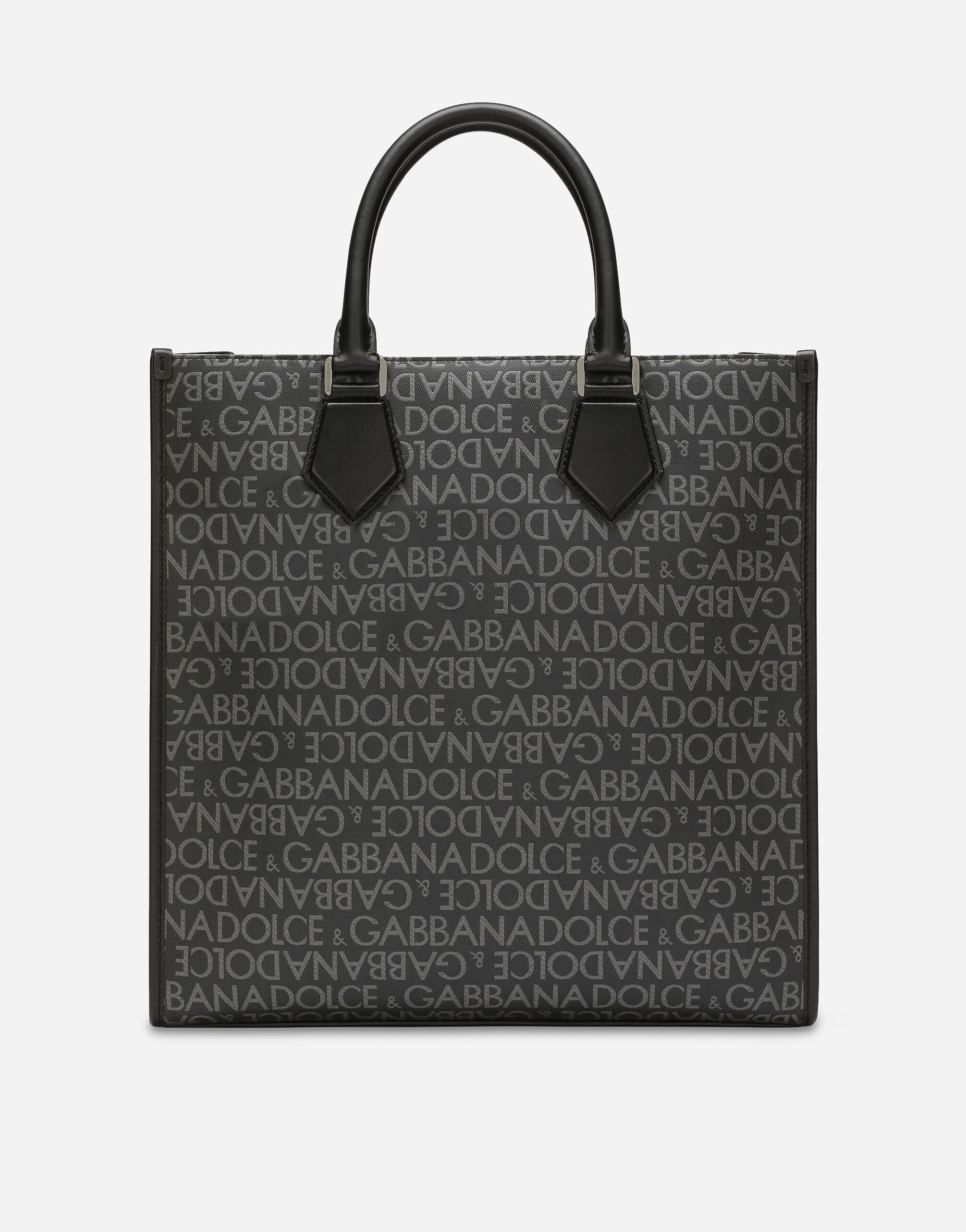 Medium coated jacquard shopper in Print for Men Dolce Gabbana