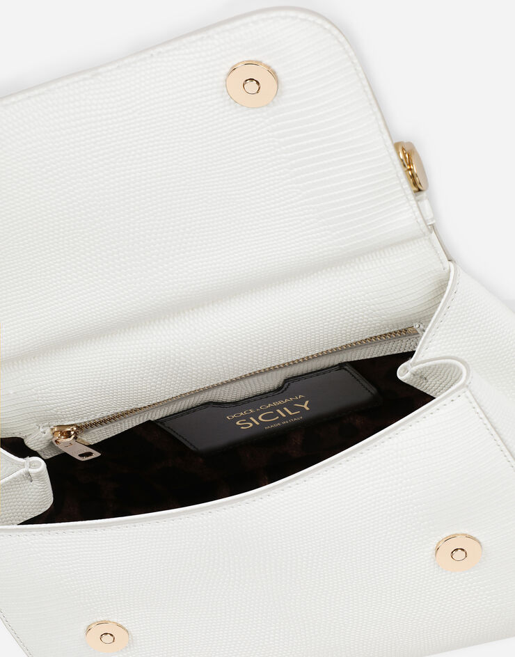 Dolce & Gabbana Bolso de mano Sicily grande Blanco BB6002A1095
