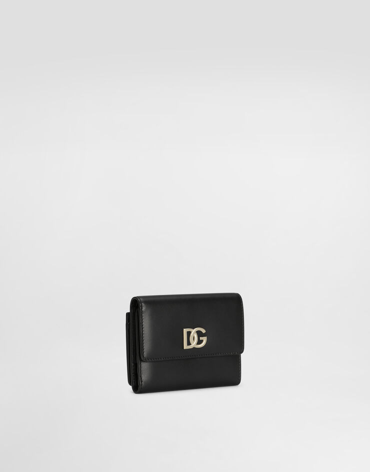 Dolce & Gabbana DGロゴ カーフスキン ウォレット  Black BI3338AW576