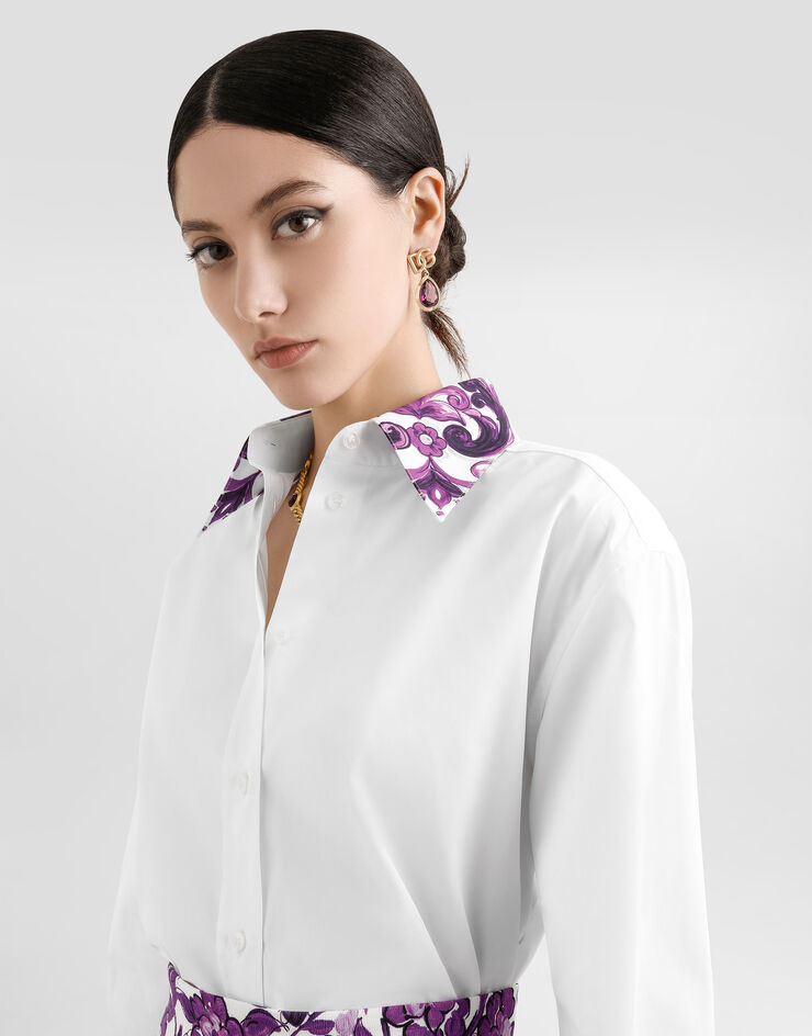 Dolce & Gabbana Cotton shirt White F5S54TFU5T9