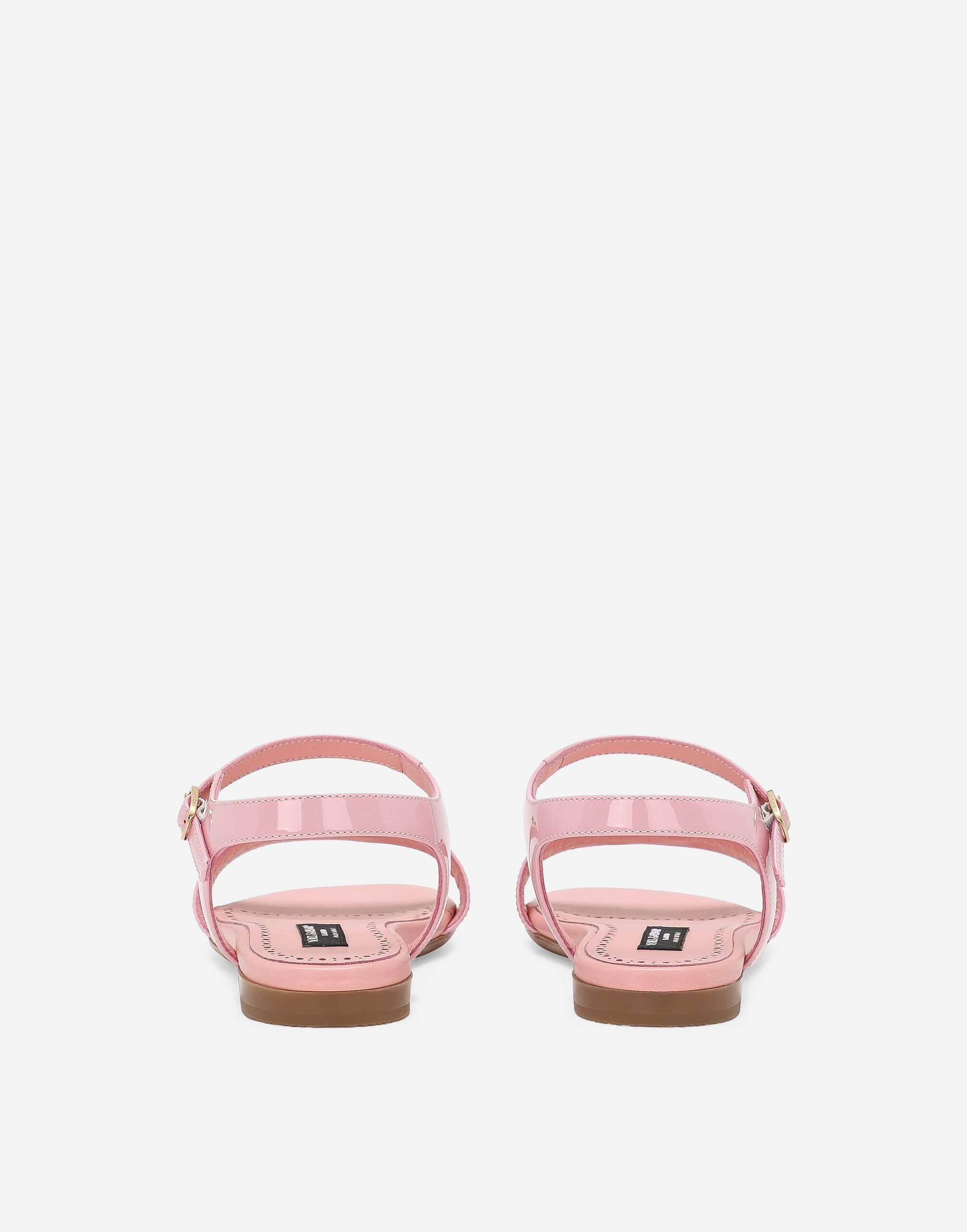 Patent leather sandals in Pink for Girls | Dolce&Gabbana® US
