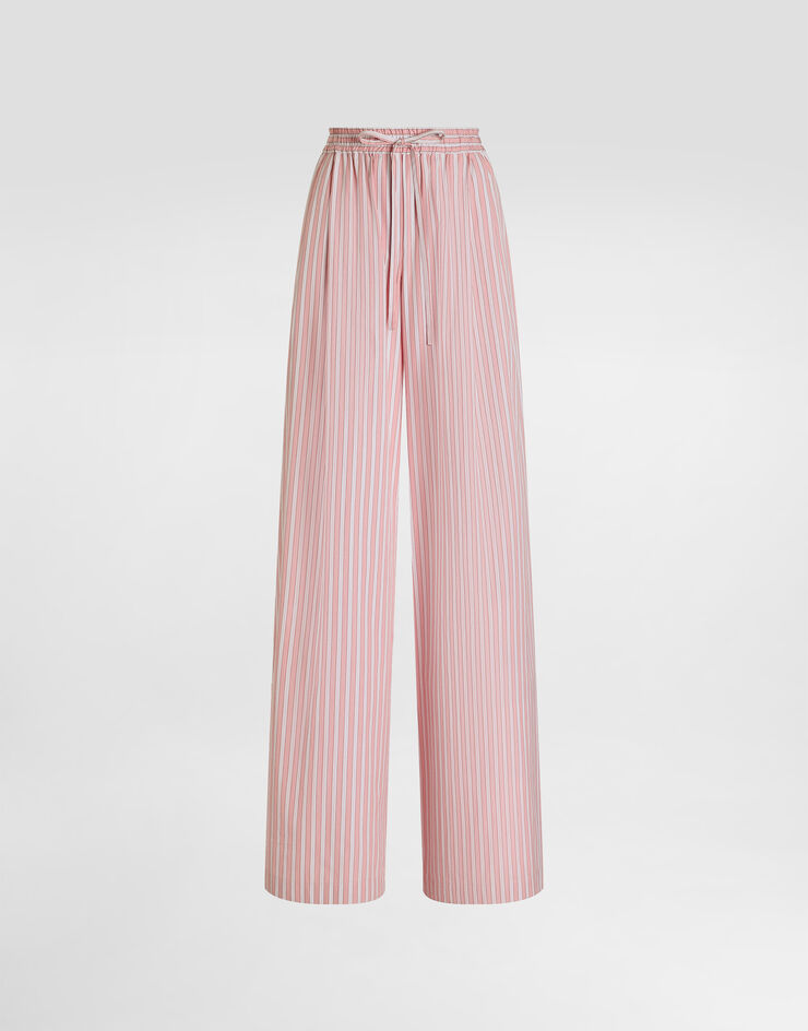 Dolce & Gabbana Striped poplin trousers Dolce & Gabbana Striped poplin trousers Multicolor FTDJETFR517