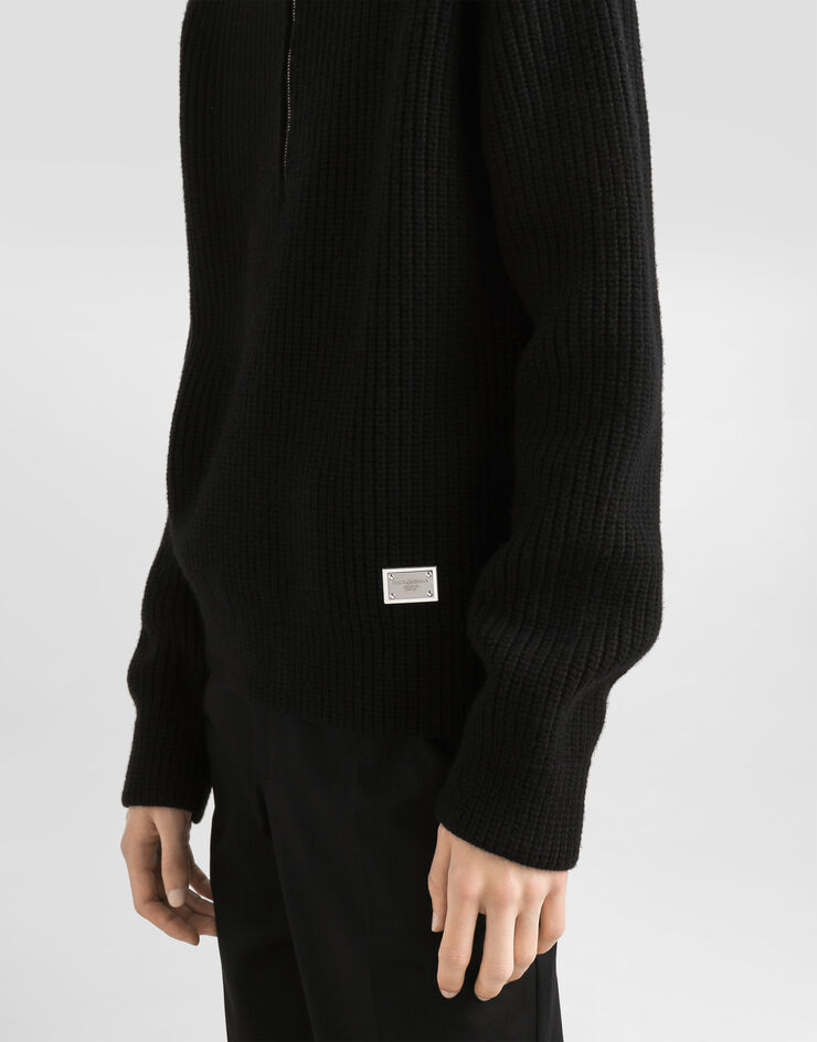 Dolce & Gabbana Wool cardigan with tag Black GXW42TJCVWK