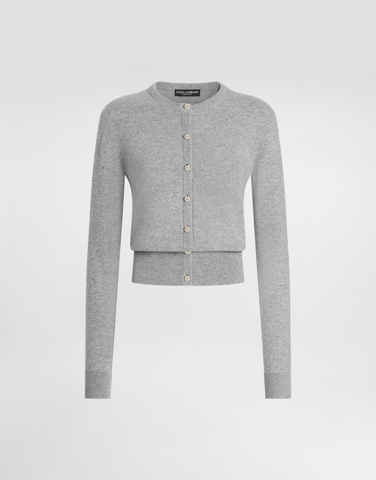 Dolce & Gabbana Cashmere cardigan Grey FXV07TJBW2C