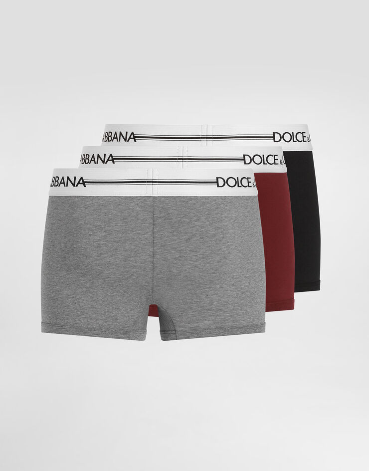 Dolce & Gabbana Stretch cotton boxers 3-pack Multicolor M9A33JON082