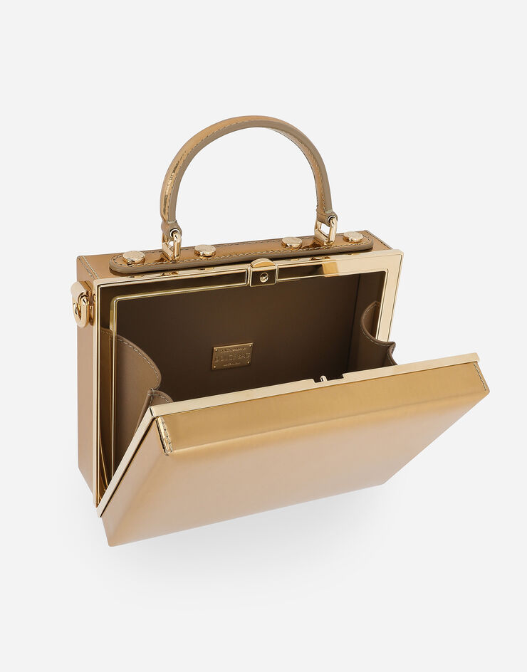 Dolce&Gabbana Сумка Dolce Box с короткой ручкой золотой BB7567AY828