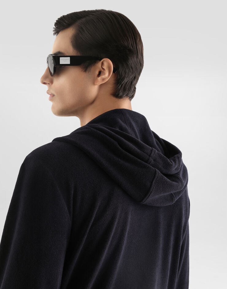 Dolce & Gabbana Cotton terry sweatshirt Blue G9CBZZHU7XG