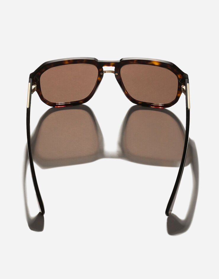 Dolce & Gabbana Mirror logo sunglasses Brown VG446DVP273