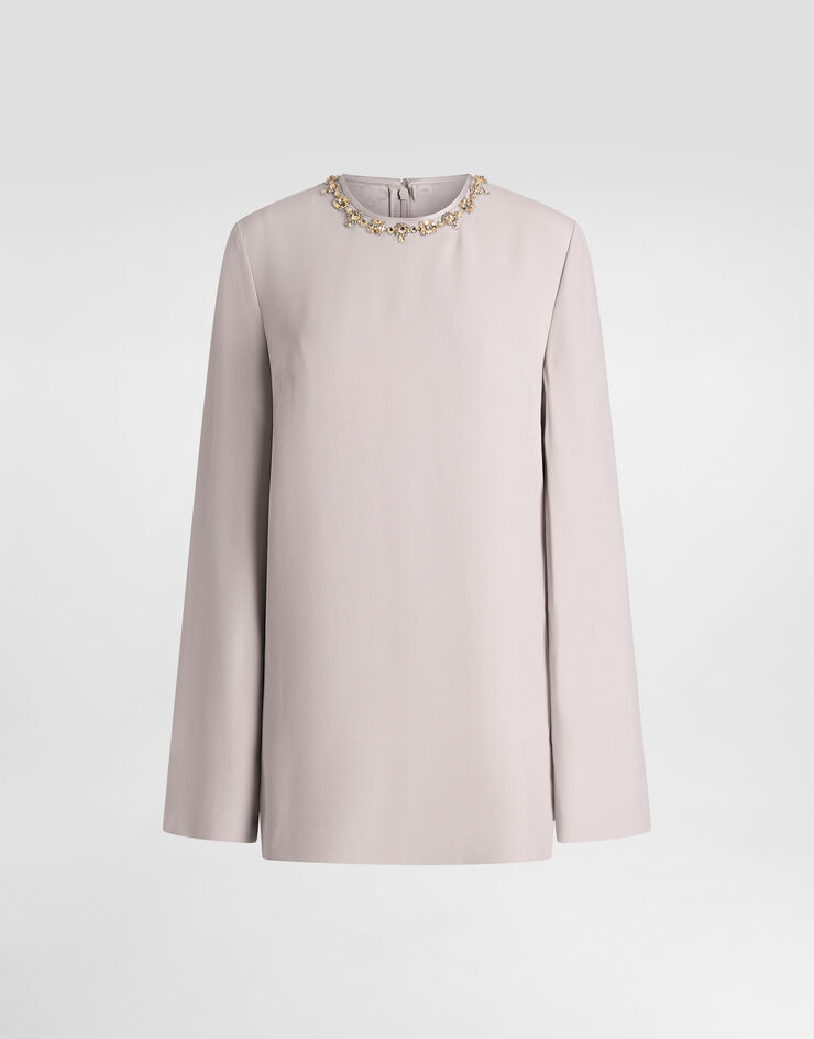 Dolce & Gabbana Embroidered fabric top Multicolor I7547ZGDDP5