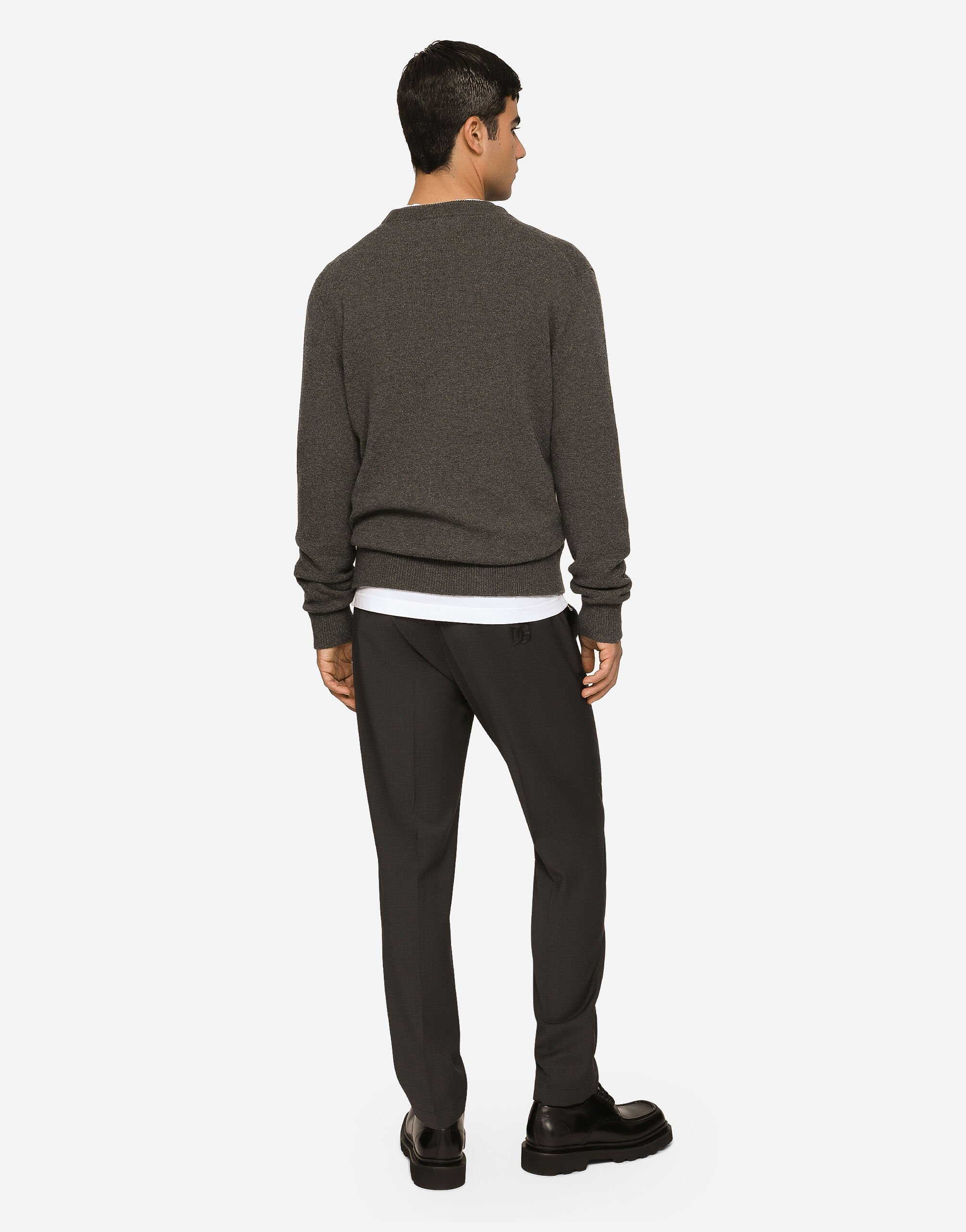 DOLCE & GABBANA ニットカーディガン グレー Dolce & Gabbana グレー ニットカーディガン