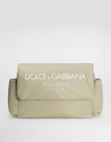 Dolce & Gabbana Bolso cambiador de nailon Beige EB0240AG182