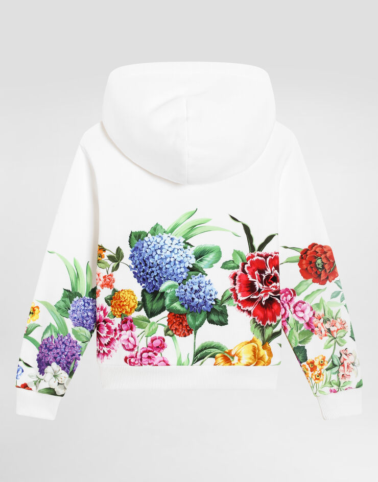 Dolce & Gabbana Sudadera con capucha y estampado de flores Imprima L5JWAUII7GX