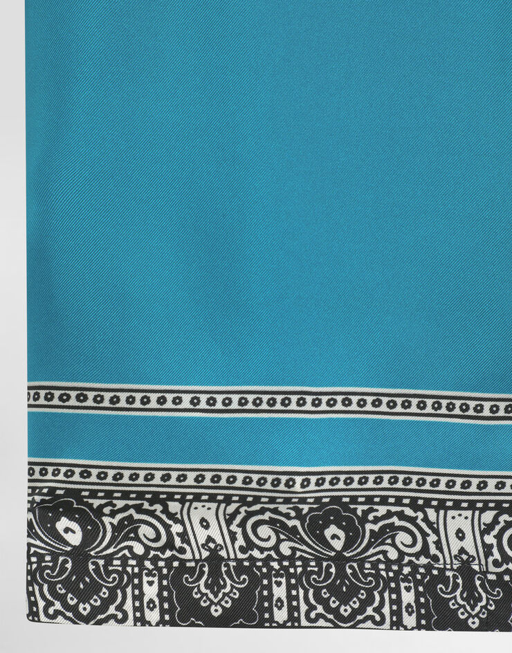 Dolce & Gabbana Twill shirt with bandanna print Print L43S86HI1W8