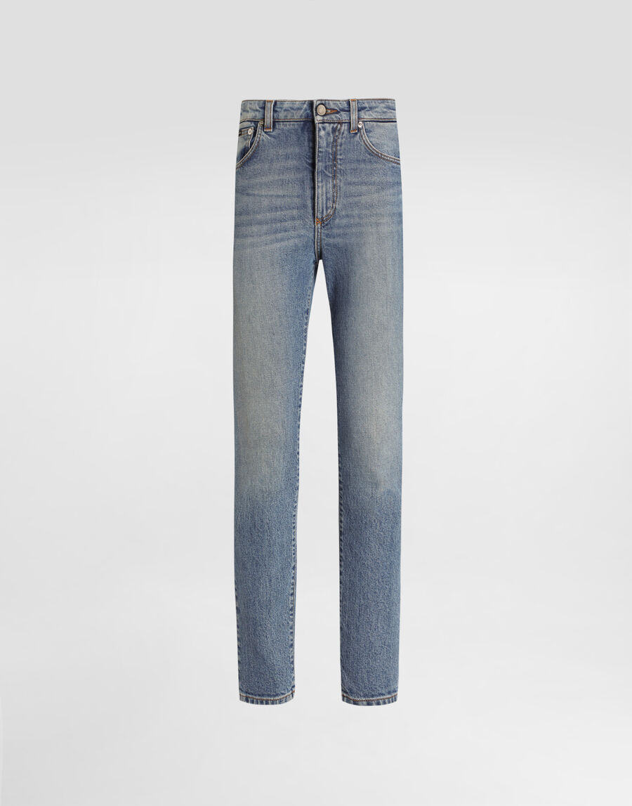 5-pocket stretch denim trousers