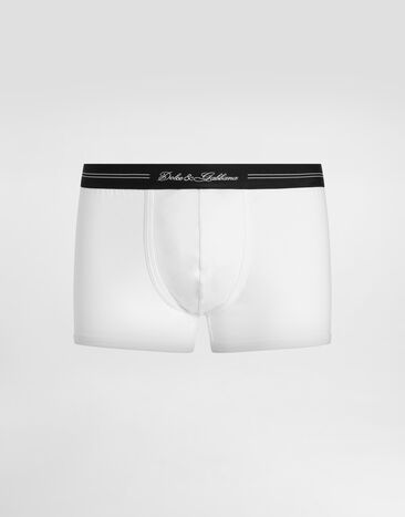 Dolce & Gabbana Bóxer de punto elástico Blanco M4F46JONR66