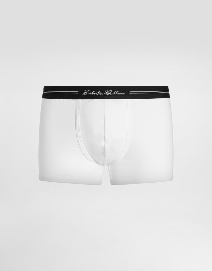 Dolce & Gabbana Bóxer de punto elástico Blanco M4F46JONR66